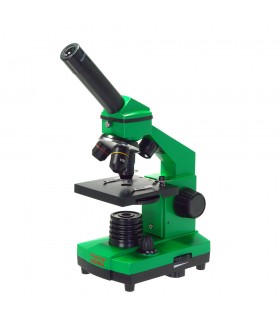  Микроскоп школьный Эврика 40х-400х в кейсе (лайм)