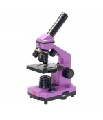 Микроскоп школьный Эврика 40х-400х в кейсе (аметист)