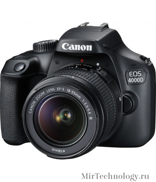 Зеркальный фотоаппарат Canon EOS 4000D Kit EF-S 18-55 DCIII