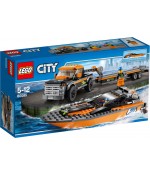 Конструктор LEGO City 60085 Внедорожник с гоночным катером