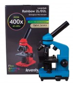 Микроскоп Levenhuk Rainbow 2L AzureЛазурь