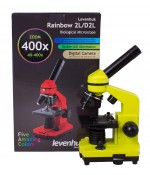Микроскоп Levenhuk Rainbow 2L LimeЛайм