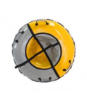 Тюбинг Hubster Sport желтый/серый 105 см