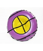 Тюбинг Hubster Sport Plus фиолетовый/желтый  90 см