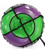 Тюбинг Hubster Sport Pro фиолетовый-зеленый размер 105 см