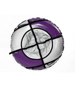 Тюбинг Hubster Sport Pro фиолетовый-серый 90 см