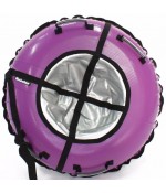 Тюбинг Hubster Ринг фиолетовый-серый, размер 120 см