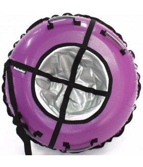 Тюбинг Hubster Ринг фиолетовый-серый, размер 90 см