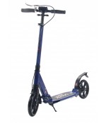 Самокат для взрослых ATEOX PRIME с большими колесами и ручным тормозом (синий)