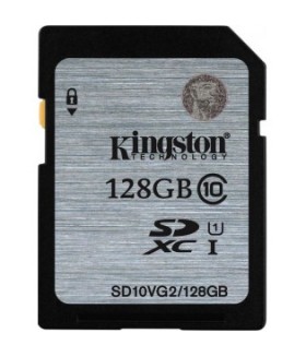 Карта памяти Kingston SDXC 128Gb Class10 UHS-I (SD10VG2/128GB)