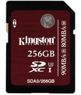 Карта памяти Kingston SDXC 256Gb UHS-I 3 (SDA3/256Gb) 80MB/s